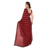 Women's Georgette Printed Saree With Unstitched Blouse 5.5Mtr (Red) Women's Georgette Printed Saree With Unstitched Blouse 5.5Mtr (Red)