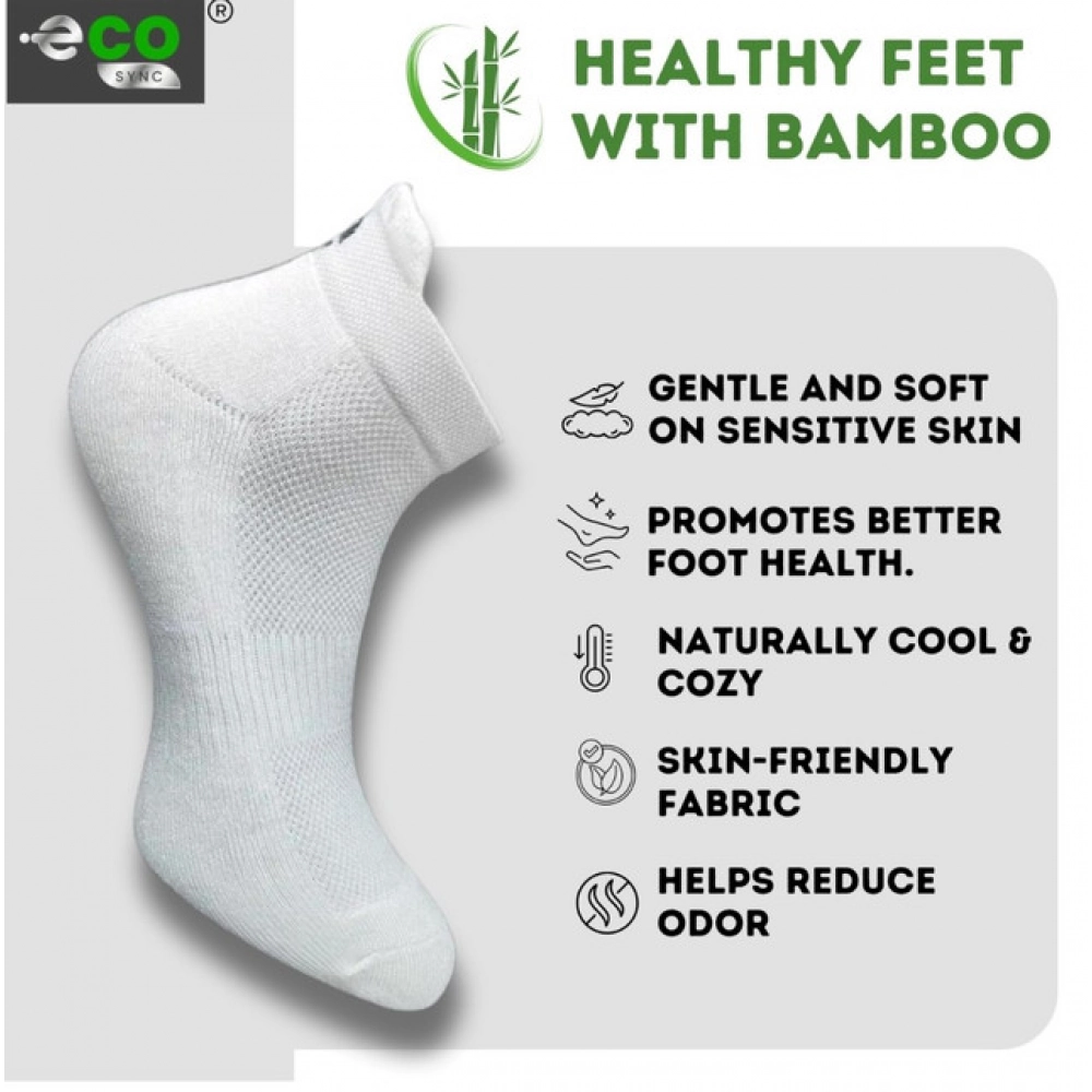 4_Pair Set Unisex Casual Cotton Printed Ankle Length Socks (Multicolor)