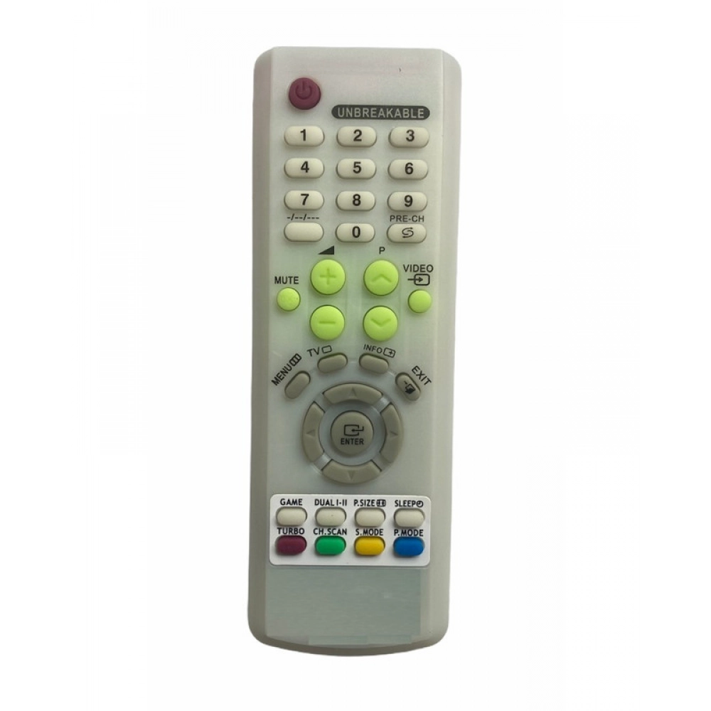 Ecomoye CRT TV Remote No. AA59-00345A, Compatible/Replacement for Samsung CRT TV Remote Control, White (Exactly Same Remote will Only Work)