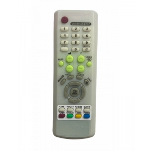 Ecomoye CRT TV Remote No. AA59-00345A, Compatible/Replacement for Samsung CRT TV Remote Control, White (Exactly Same Remote will Only Work)