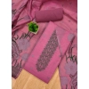 Women's Banarasi Silk Printed Unstitched Salwar Suit Material With Dupatta (Pink, 3Mtrs) Women's Banarasi Silk Printed Unstitched Salwar Suit Material With Dupatta (Pink, 3Mtrs)