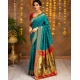 Women's Silk Blend Zari Woven Saree With Unstitched Blouse 5.5Mtr (Rama) Women's Silk Blend Zari Woven Saree With Unstitched Blouse 5.5Mtr (Rama)