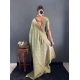 Women's Satin Printed Saree With Unstitched Blouse 5.5Mtr (Green) Women's Satin Printed Saree With Unstitched Blouse 5.5Mtr (Green)