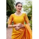 Women's Silk Blend Paithani Weaving Saree With Unstitched Blouse 5.5Mtr (Mustard) Women's Silk Blend Paithani Weaving Saree With Unstitched Blouse 5.5Mtr (Mustard)