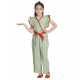 Girl's Rayon Printed Flutter Jumpsuit (Green) Girl's Rayon Printed Flutter Jumpsuit (Green)
