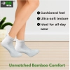 4_Pair Set Unisex Casual Cotton Printed Ankle Length Socks (Multicolor)