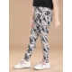 Girl's Cotton Lycra Floral Elasticated Jeggings (Multicolor) Girl's Cotton Lycra Floral Elasticated Jeggings (Multicolor)