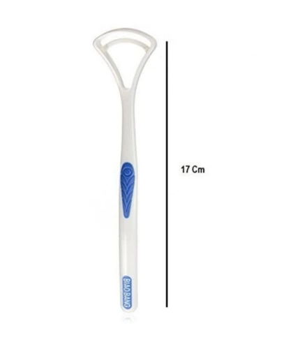 Pack Of 3_Double Edged Plastic Tongue Cleaner (Color: Assorted )