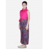 Girl's Bodice-Rayon Colour Block Sleeveless Jumpsuit (Multicolor)