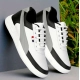 Men's Casual Synthetic Lace-ups Casual Shoes (White)