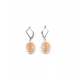 Women's Brass Silver Plated Pendant Set (Orange) Women's Brass Silver Plated Pendant Set (Orange)