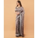 Women's Polyester Printed Saree With Unstitched Blouse 5.5 Mtr (Multicolor)