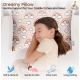 Soft Plush Printed Baby Infant Pillow for Kids Age 1 To 5 Years (Peach)