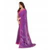 Women's Georgette Printed Saree With Unstitched Blouse 5.5Mtr (Purple) Women's Georgette Printed Saree With Unstitched Blouse 5.5Mtr (Purple)