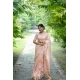 Women's Faux_Banarasi Lining Pattern Saree With Unstitched Blouse 5.5Mtr (Peach) Women's Faux_Banarasi Lining Pattern Saree With Unstitched Blouse 5.5Mtr (Peach)