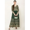 Women's Casual Rayon 3-4th Sleeves Anarkali Kurti (Green) Women's Casual Rayon 3-4th Sleeves Anarkali Kurti (Green)
