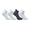 4_Pair Set Unisex Casual Cotton Printed Ankle Length Socks (Multicolor)