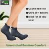 4_Pair Set Unisex Casual Cotton Printed Ankle Length Socks (Multicolor)