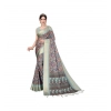 Women's Cotton Silk Printed Saree With Unstitched Blouse 5.5Mtr (Multicolor) Women's Cotton Silk Printed Saree With Unstitched Blouse 5.5Mtr (Multicolor)