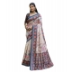 Women's Faux_Tussar Floral Jal With Patola Print Saree With Unstitched Blouse 5.5Mtr (Black) Women's Faux_Tussar Floral Jal With Patola Print Saree With Unstitched Blouse 5.5Mtr (Black)