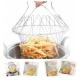 Foldable Chef Basket – Multi-Function Strainer And Steamer (Color: Assorted )