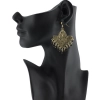 Dropship Women's Gold Plated, Beads Hook Dangler Hanging Tassel Earrings-Gold