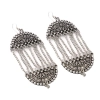 Dropship Women's Silver Plated Hook Dangler Hanging Earrings-Silver