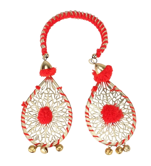 Women's Alloy Hanging Thread Bracelet-Red