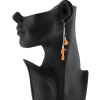 Dropship Women's Tassels Beads Hook Dangler Hanging Hanging Earrings-Orange