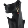 Dropship Women's Gold plated Hook Dangler Hanging Tassel Fashion Earrings-Golden