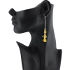 Dropship Women's Silver Plated Hook Dangler Hanging Tassel Fashion Earrings-Silver