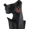 Dropship Women's Silver Plated Hook Dangler Hanging Beads Earrings-Silver
