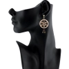 Dropship Women's Alloy, Beads Hook Dangler Hanging Earrings-Brown