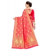 Women's Banarasi silk Saree with Blouse (Red, 5-6mtr) Women's Banarasi silk Saree with Blouse (Red, 5-6mtr)