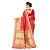 Women's Banarasi silk Saree with Blouse (Red, 5-6mtr) Women's Banarasi silk Saree with Blouse (Red, 5-6mtr)