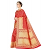 Women's Banarasi silk Saree with Blouse (Red, 5-6mtr) Women's Banarasi silk Saree with Blouse (Red, 5-6mtr)