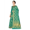Women's Banarasi silk Saree with Blouse (Green, 5-6mtr) Women's Banarasi silk Saree with Blouse (Green, 5-6mtr)