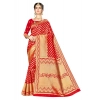 Women's Banarasi silk Saree with Blouse (Red, 5-6mtr) Women's Banarasi silk Saree with Blouse (Red, 5-6mtr)