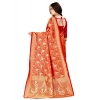Women's Banarasi silk Saree with Blouse (Red, 5-6mtr) Women's Banarasi silk Saree with Blouse (Red, 5-6mtr)