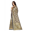 Women's Banarasi silk Saree with Blouse (Navy blue, 5-6mtr) Women's Banarasi silk Saree with Blouse (Navy blue, 5-6mtr)