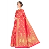 Women's Banarasi silk Saree with Blouse (Red, 5-6mtr) Women's Banarasi silk Saree with Blouse (Red, 5-6mtr)