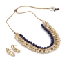 Dropship Fashion Jewelry Kundan Pearl Stylish Fancy Wedding Party Wear Jewellery Set