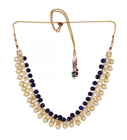 Fashion Jewelry Kundan Pearl Stylish Fancy Wedding Party Wear Jewellery Set