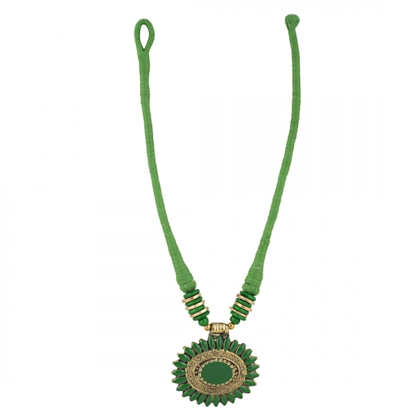 Dropship Green Color Designer Tibetan Style Fashion Necklace