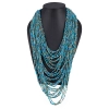 Dropship Blue Multi Layer Beads Necklace