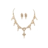 Dropship Designer Pearl Gold Plated Kundan Necklace Set