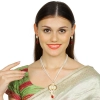 Dropship Designer Traditional India Rajasthani Basra Pearl Necklace with Earrings