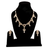Dropship Designer Pearl Gold Plated Kundan Necklace Set
