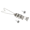 Dropship Designer German Silver Oxidized Necklace Set with Earrings