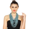 Dropship Blue Multi Layer Beads Necklace